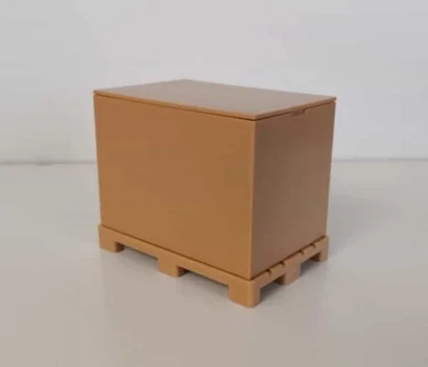 Caja con palet