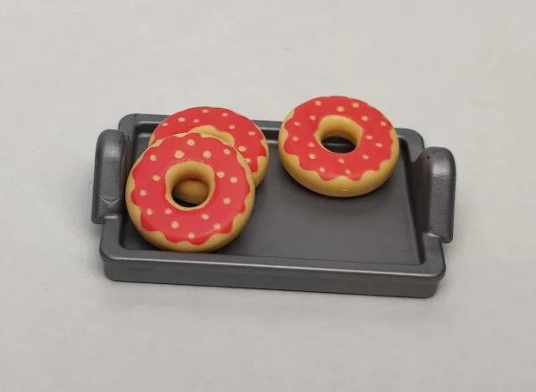 Bandeja donuts rosas