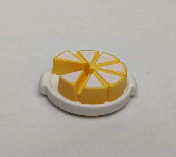 Pastel redondo de limon de Playmobil