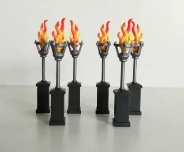 Antorcha con fuego