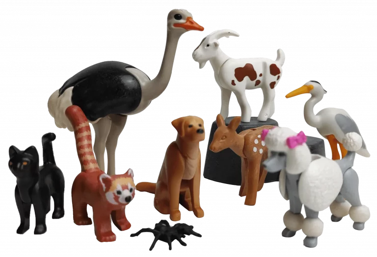 animales piezas clics playmobil