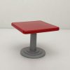 Mesa cuadrada roja de Playmobil