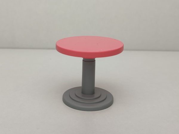 Mesa redonda rosa de Playmobil