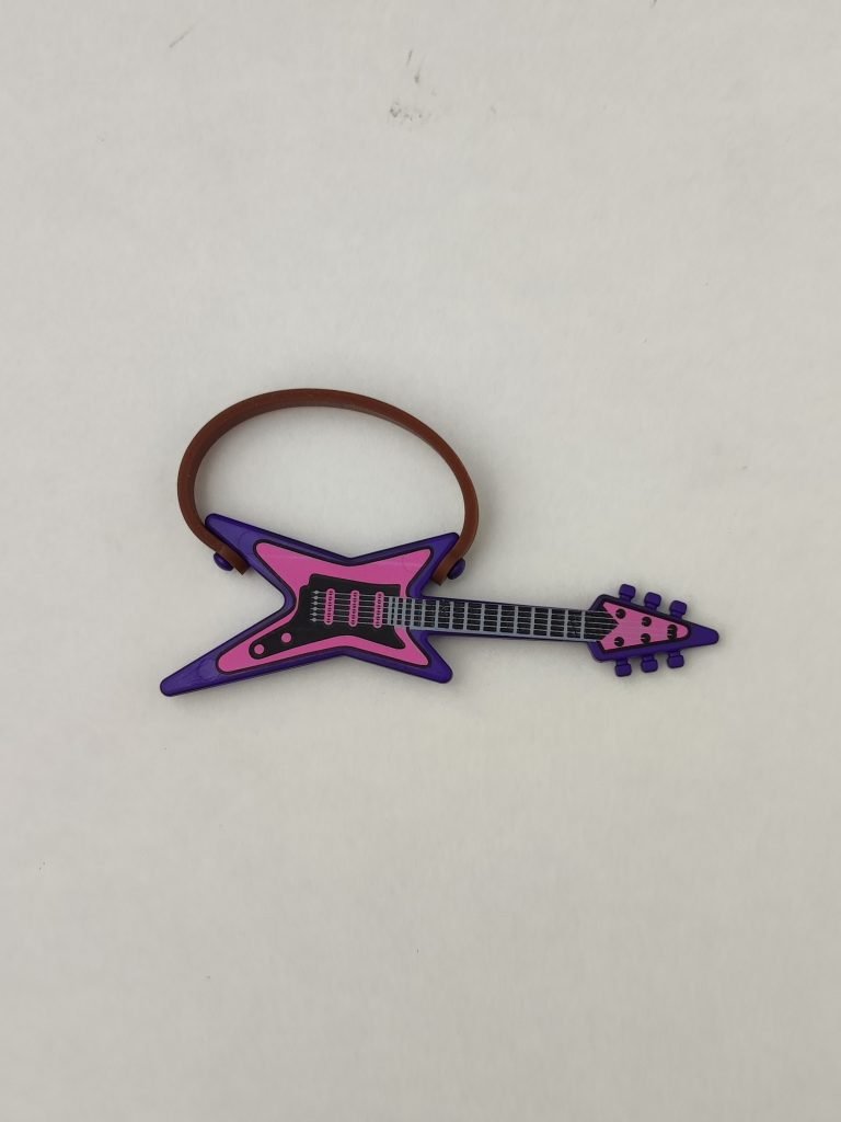 Guitarra eléctrica lila de Playmobil
