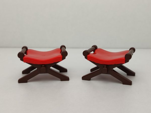 Lote de 2 sillas romanas de Playmobil