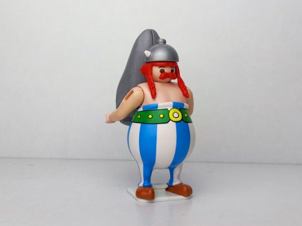Obelix con menhir de Playmobil