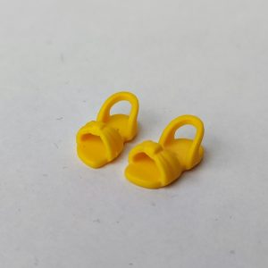 Par de sandalias amarillas de Playmobil