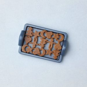 Bandeja de galletas con formas de Playmobil