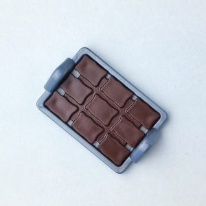 Bandeja de galletas de chocolate