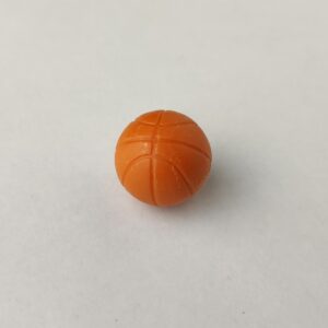 Pelota de básquet de color naranja