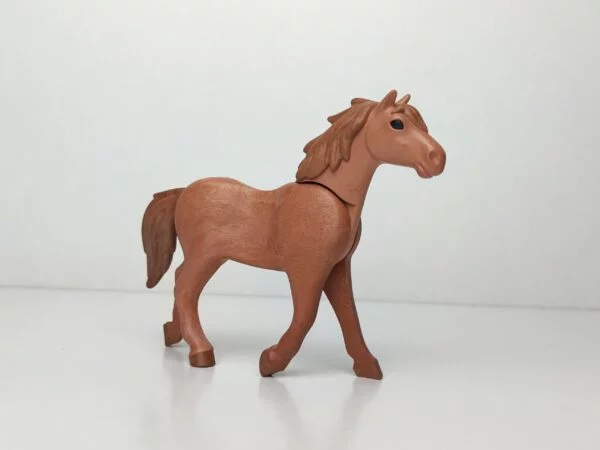 Caballo marrón de tercera generación