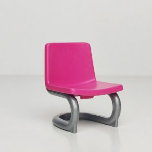Silla oficina de color rosa