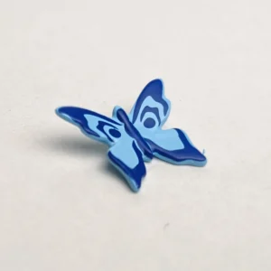Mariposa turquesa y azul
