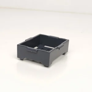 Caja de verdura de color negro