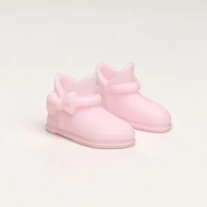 Par de botas de color rosa claro